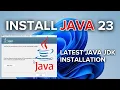 How to Download Install Java JDK 23 on Windows 11 2025