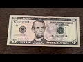 How much is a 2013 five dollar bill worth with a cool serial number