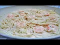 Filipino Style Shrimp Carbonara