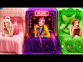 Lagu Tantangan Makeover Kamar K-Pop Demon Hunters! Rumi vs Mermaid vs Ballerina Cappuccino!