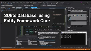SQlite Database and Entity Framework Core in Visual Studio 2022 SQlite Getting Started