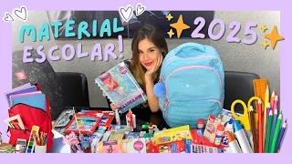 MATERIAL ESCOLAR 2025 || dos meus 3 irmãos