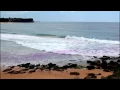 What happens when you release purple dye into an ocean rip