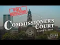 Tarrant County Commissioners Court Reduced Polling Place Approval Agenda -