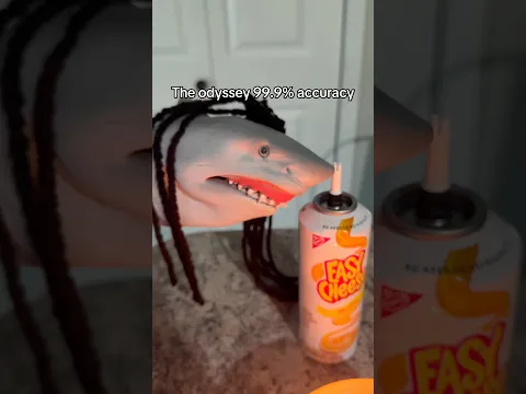 Shark puppet in the odyssey
