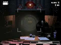 Withered Golden Freddy head in the hallway