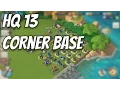 Boom Beach 13 Corner Base Layout Speed Build