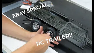 Cheap EBAY RC Trailer Car Hauler - Build and Review