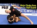 Lagu Ninja Choke from Half Guard by Oleksander Humen