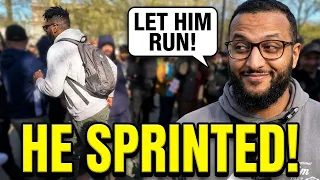 Mohammed Hijab Laughs Off Weird David’s Argument! | Speakers Corner
