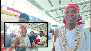 ANKO T AFUMNGUKA MBELE YA JIHAN AJIFANYA MGANGA WA KENYEJI,ADAI KUZUIA MVUA AIRPORT