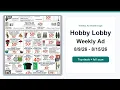 Hobby Lobby Weekly Ad 26 - 26 Best Deals