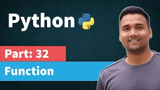 Function in Python Part 32 Python Tutorial for Beginners in Hindi