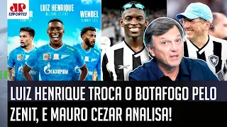 "60 MILHÕES? PREMIER LEAGUE? Gente, o Luiz Henrique FOI PRA RÚSSIA e.." Mauro Cezar ANALISA Botafogo