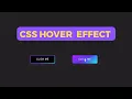 CSS Button Hover Animation Effect Tutorial Glowing Gradient Border Effects HTML and CSS