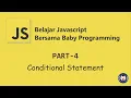 Conditional Statement Pada JavaScript if else else if switch Part-4 JavaScript
