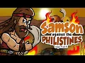 Download Lagu Samson against the Philistines | Animated Bible Stories | My First Bible | 46