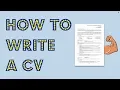 Download Lagu How to write a CV [Get noticed by employers]