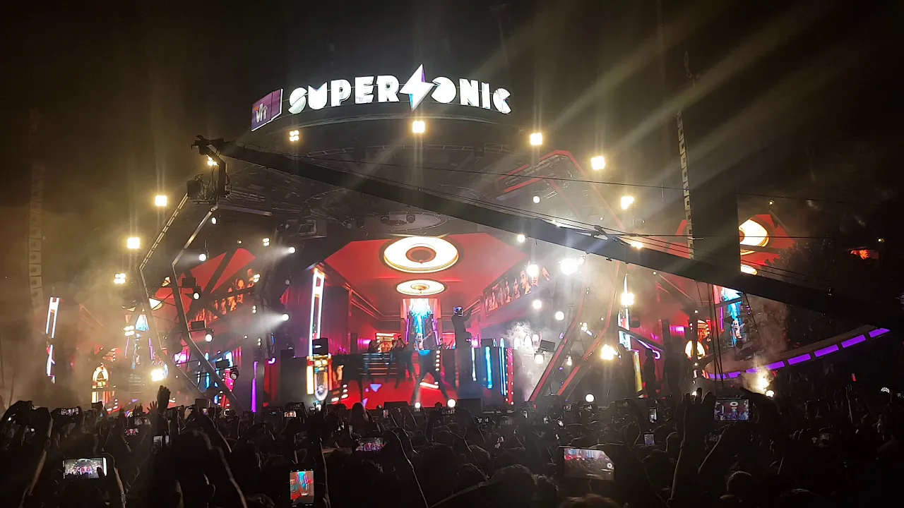 Marshmello playing BIBA at Vh1 Supersonic 2019