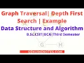 Graph Traversal DFS explained in Nepali Data Structure and Algorithm B Sc CSIT BCA