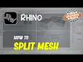 Rhino How To Split Mesh