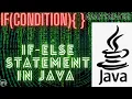 IF-ELSE STATEMENT IN JAVA CODE