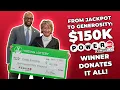 Virginia Lottery Winner Donates Entire 150 000 Prize