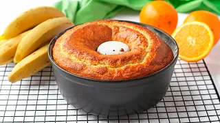 Bolo Tipo Pullman de Banana e Laranja 🍌🍊 | Sem Trigo e Muito Fácil de Fazer
