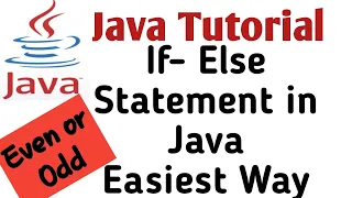 If-else Statement in Java programming How to find Even Odd number in Java