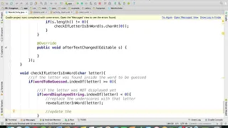 Java - Check if Letter Correct Hangman Android App