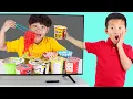 Download Lagu Kaden vs Eric: TV Food Battle with Fruits Slime \u0026 Art!