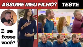 FALA QUE É O PAI DO MEU FILHO?  EXPERIMENTO SOCIAL TESTE #experimentosocial #testesocial