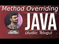 Java Method Overriding in Telugu Java in Telugu