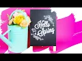 Chalkboard Art Tutorial For Beginners Spring DIY Decor Challenge