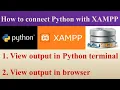 How to connect Python with MySQL database