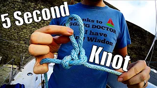 USEFUL 5 Second Loop Knot! | Sailing Wisdom in 4K