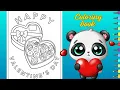 Valentines day coloring page Coloring Valentines day chocolate Hearts candy coloring pages art