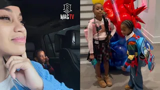 Cardi B Takes Wave & Kulture To Their 1st Day Of School During Mommy Duty! 🚌