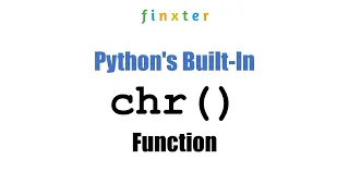 Python chr Function