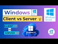 Windows Client vs Server OS Explained Operating System Basics HandsOn IT