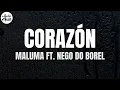 Download Lagu Maluma - Corazón (Letra) ft. Nego do Borel
