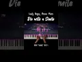 Download Lagu Lady Gaga, Bruno Mars - Die with a Smile extreme piano cover #diewithasmile #ladygaga #brunomars