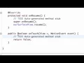 Android Application Development Tutorial 71 Setting up the OnTouch Method