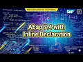 Learn ABAP Inline Declaration in Real Environment Eclipse BTP