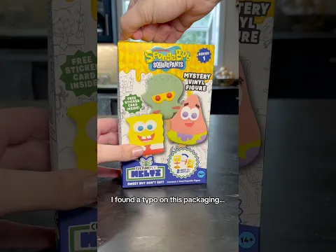 unboxing a spongebob blind box