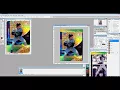 Canseco Swinging His Bat Using Baseball Cards Animated GIF