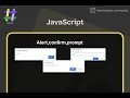Mastering JavaScript User Dialogs Alert Confirm and Prompt in telugu
