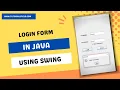 Login Form in Java Swing Source Code GUI Login Form
