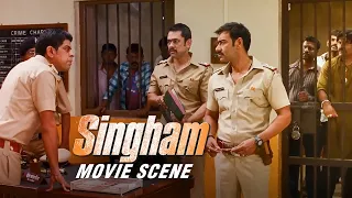 Ajay Devgn Threatens Murali Sharma Singham Movie Scene 