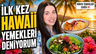 İLK KEZ HAWAII YEMEKLERİNİ DENEDİM 🥥 | Kanada ‘da Dünya Yemekleri  #1 